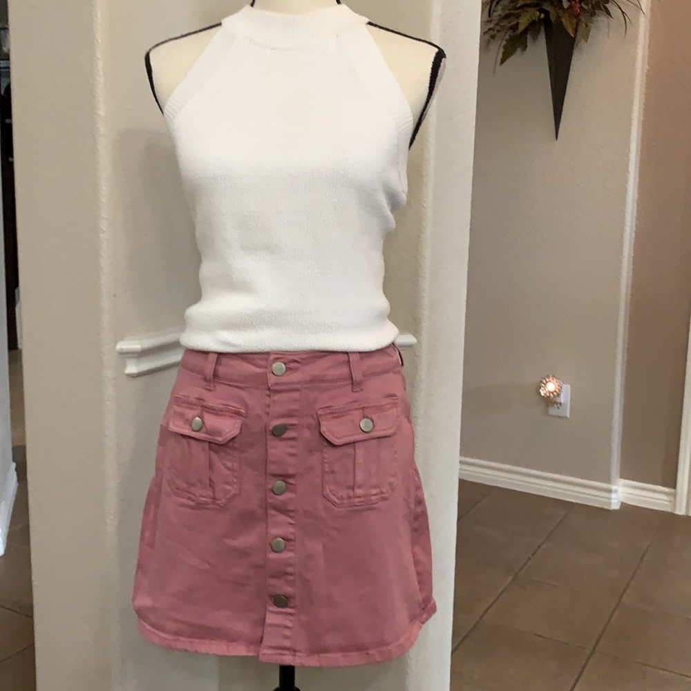 Altar’d State pink mini skirt Size S - Picture 3 of 17